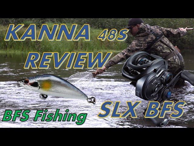 Kanna 48s Trout Lure Review (BFS Trout Fishing with SLX BFS)