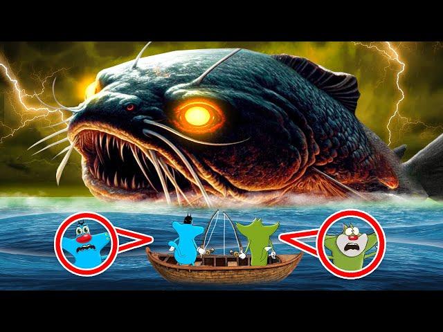 Roblox Oggy Caught Most Rarest Fish In Go Fishing With Jack