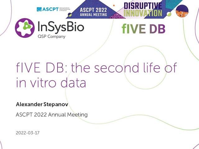 The second life of in vitro data