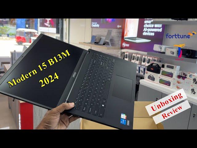 MSI Modern 15 B13M Core i5-1335U Unboxing and Review | 16GB Ram 512GB NVMe SSD 15.6 FHD Display