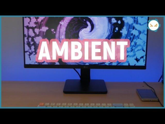 DiY LED Strip Ambient Desk