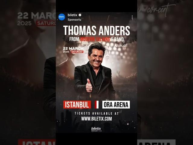 Modern Talking - Thomas Anders singt Modern Talking in İstanbul - 2025