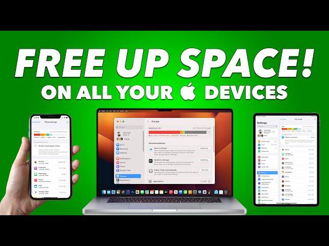 Storage is FULL! - How to OPTIMIZE FILES and FIX your STORAGE PROBLEMS on Macs, iPhones and iPads