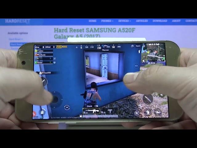 Test Game PUBG on SAMSUNG Galaxy A5 (2017) | Exynos 7880 | 3GB RAM | Gameplay - FPS Check