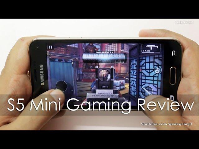 Samsung Galaxy S5 Mini Gaming Review with Asphalt 8 / MC 5 / Dead Trigger 2