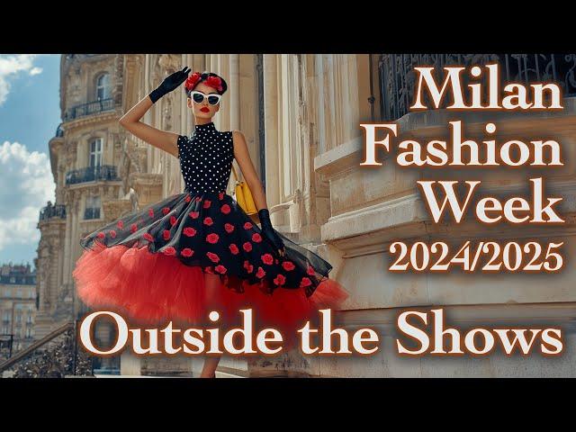 The Most Spectacular Fall Outfits on incredible fashionistas during Milan Fashion Week 2025