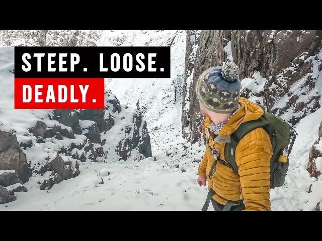 One wrong move and you’re SLIDING – this route TERRIFIES hikers!