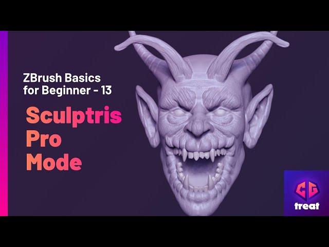 ZBrush Basics for Beginners - 13 - Sculptris Pro Mode