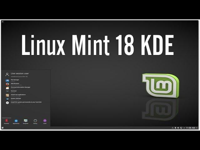 Linux Mint 18.1 KDE Desktop Review