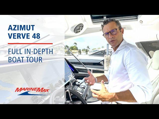 Full In-Depth Outboard Boat Tour with Federico Ferrante | Azimut Verve 48