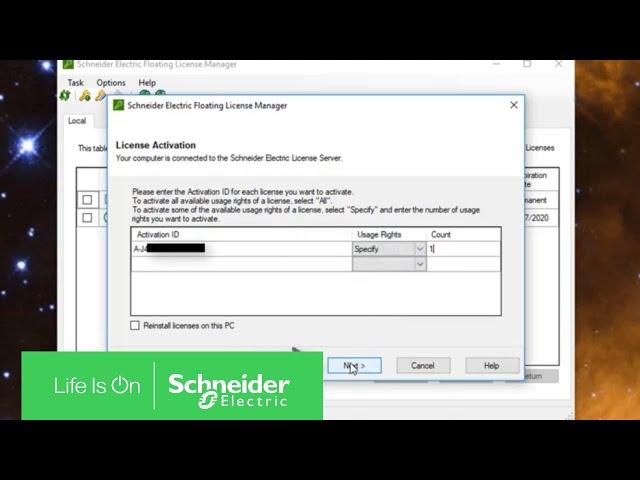 How to Activate the Floating License for Control Expert | Schneider Electric Support