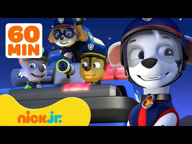 PAW Patrol Become Police Pups! w/ Chase, Marshall, Rocky & Skye | 1 Hour Compilation | Nick Jr.