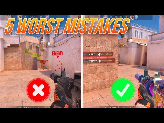 5 MISTAKES Beginners Make In Competitive | STANDOFF 2 TIPS