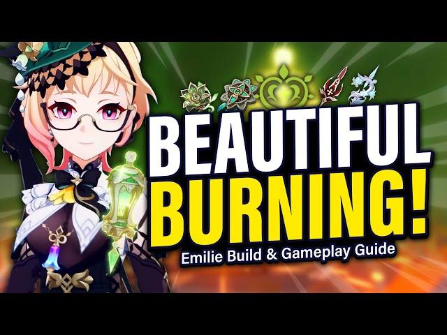 EMILIE GUIDE: How to Play, Best Artifact & Weapon Builds, Team Comps | Genshin Impact 4.8