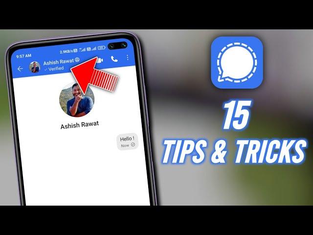 15 Signal App Tips and Tricks ! You Need To Know Before Using ! Whatsapp Vs Signal Messenger !!