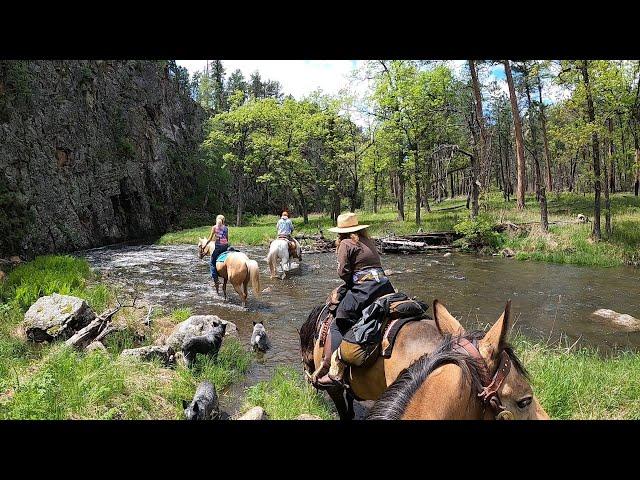 French Creek South Dakota horseback riding trails 2023 Part 1