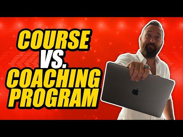 Online Course vs. Coaching Program: The REAL Difference