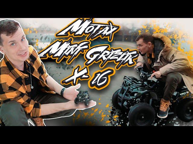 Все о Motax Mini Grizlik X-16 / самый бюджетный квадроцикл для ребенка