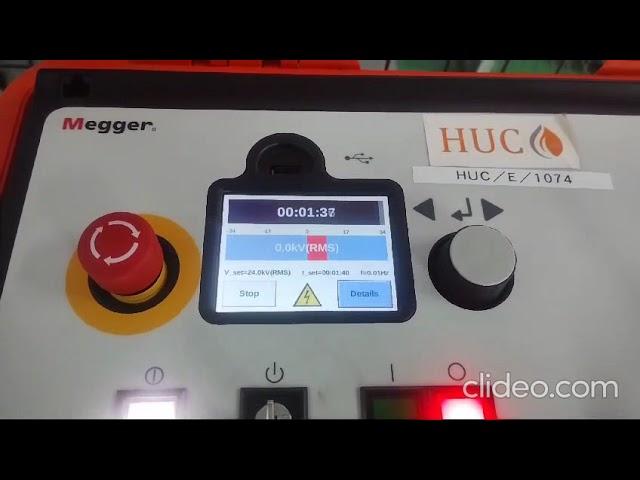 Megger sebaKMT VLF SIN-34 kV Tester Cable Tester Repair & Calibration  Dynamics Circuit (S) Pte Ltd