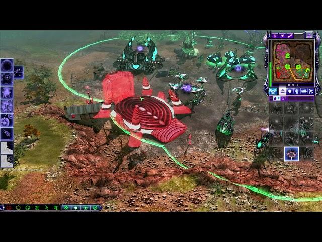 Crossfire Mod - SCRIN , C&C 3 Tiberium Wars - 2v2 Vs Brutal Ai