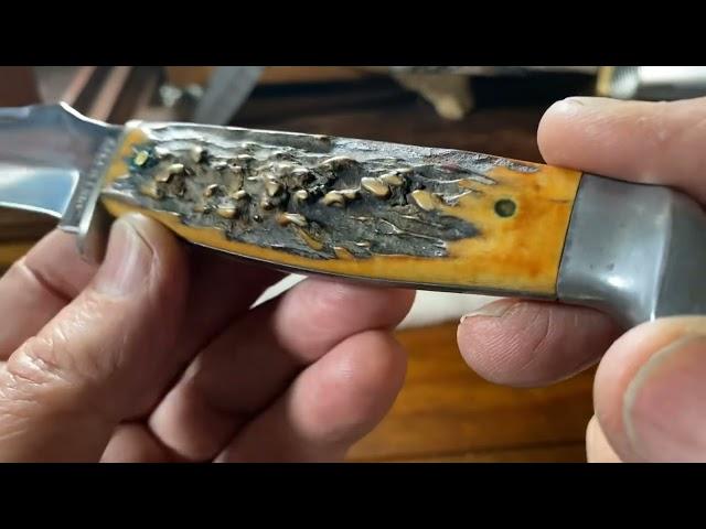 Queen City Hunting Knife Early Stag 