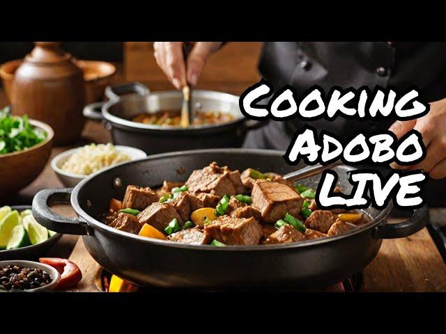 Cooking Pork Adobo ( Live )