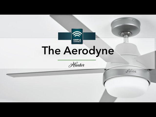 The Aerodyne Ceiling Fan from Hunter