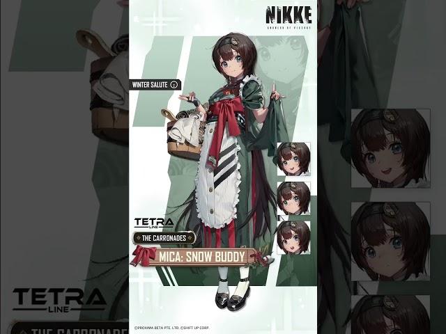 Que linda es MICA Nuevo SSR de NAVIDAD #nikkegoddessofvictory #goddesofvictory #waifu #anime