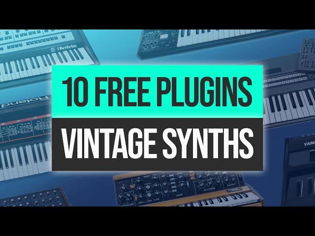 Top 10 Free Vintage Retro VST Synths | Moog, Roland, Korg, Yamaha & More