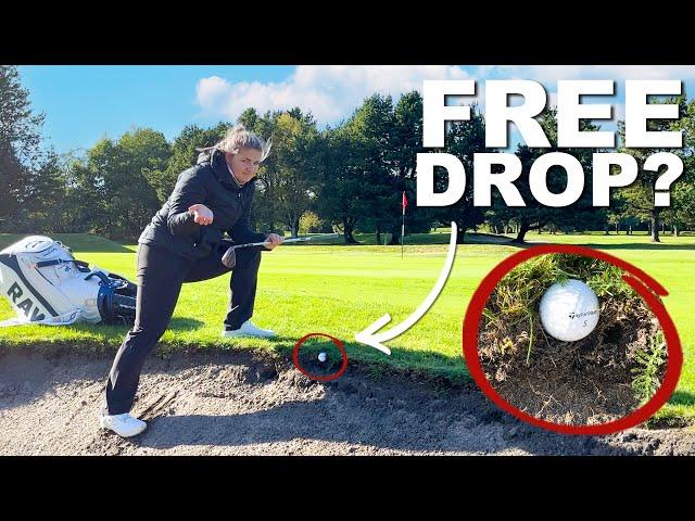 Can I Drop My Ball Out Of A Bunker?