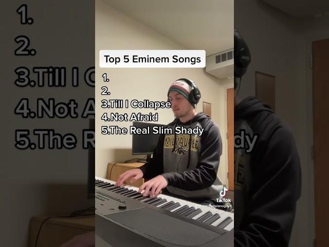 Top 5 Eminem Songs on Piano