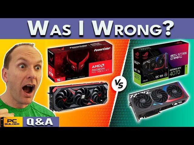 NVIDIA VS AMD - Was I Wrong? New GPUs Incoming? Q&A September 2024