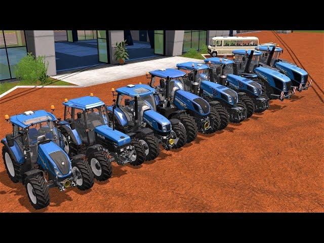 ALL NEW HOLLAND T SERIES TRACTORS  - FARM 2017