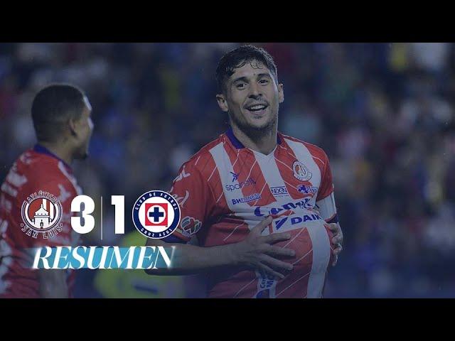 ATLÉTICO DE SAN LUIS 3-1 CRUZ AZUL J8 | FIN al INVICTO de la MÁQUINA