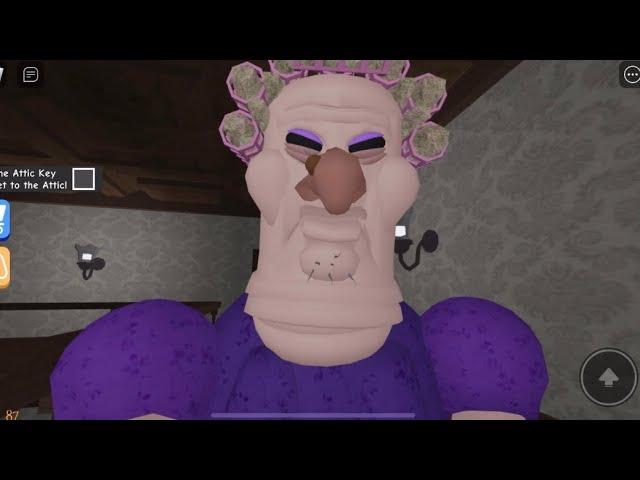 Grumpy Gran Scary Obby on Roblox: Can We Escape Her Creepy House?