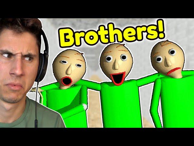 BALDI HAS BROTHERS?! | Baldis Basics