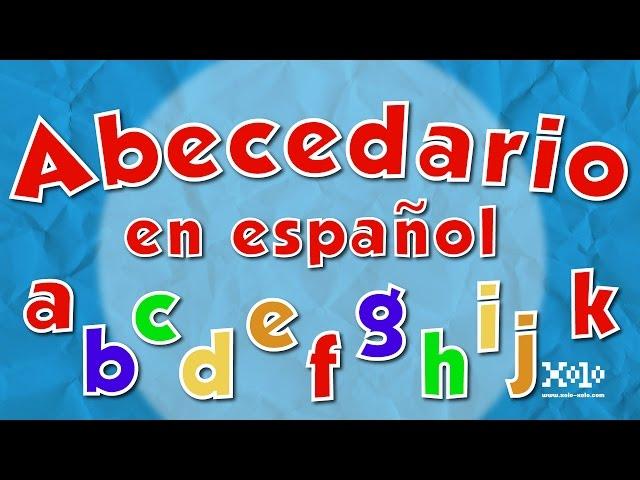 Spanish alphabet in Children