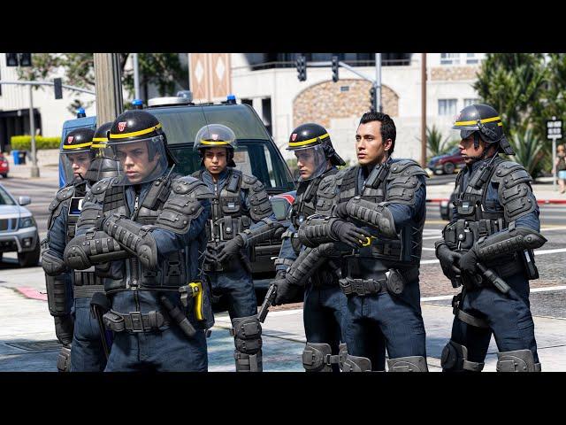 [GTA 5] PATROUILLE ET INTERVENTION AVEC LES CRS | LSPDFR #1187