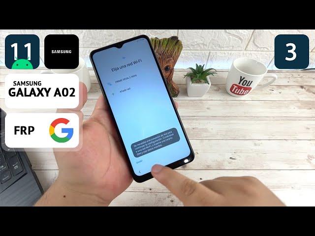 Eliminar Cuenta de Google Samsung Galaxy A02 | Android 11 | Método 3