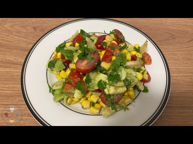 Avocado Corn Salad | Fresh and Easy salad to make at Home