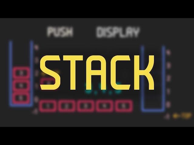 شرح الـ stack - data structure (stack)