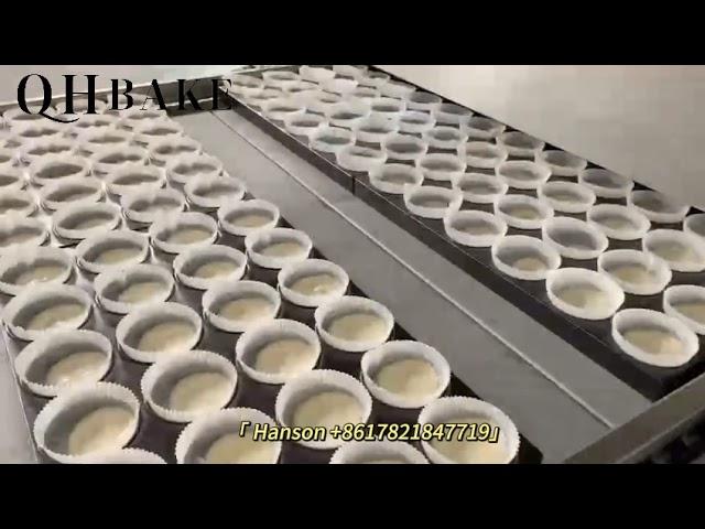 QHBAKE Full Automatic Cup Cake Production line