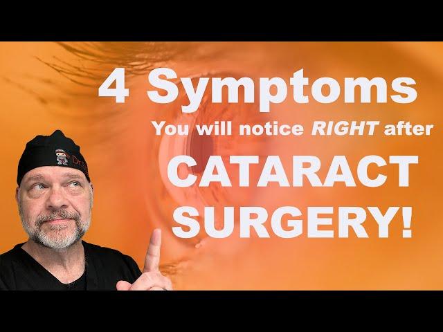 Expect these 4 things after Cataract Surgery!