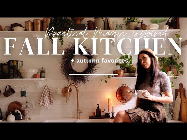 FALL KITCHEN  decorate with me + autumn favorites!