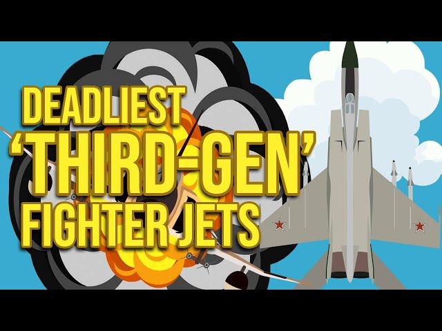 The Best Third Generation Fighter Jets of the Cold War (MiG-25 Foxbat, Harrier Jet, F-4 Phantom)