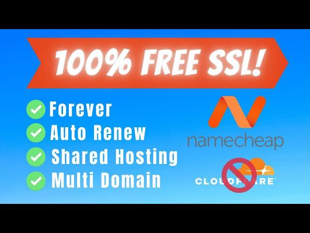 How to Install Free SSL Certificate on Namecheap - Let's Encrypt