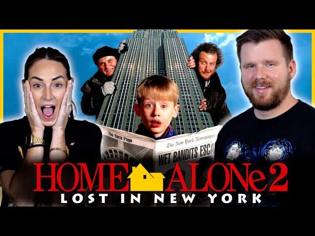 My wife watches HOME ALONE 2 for the FIRST time || Movie Reaction & Review