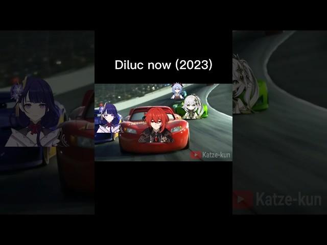 Diluc now vs then