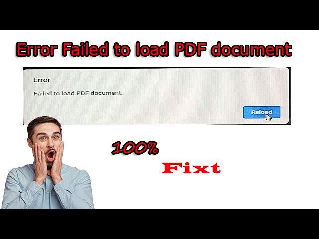 Error Failed to load PDF document