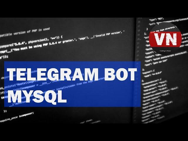 БОТ С БАЗОЙ ДАННЫХ • Telegram Bot с базой данных MySQL #1